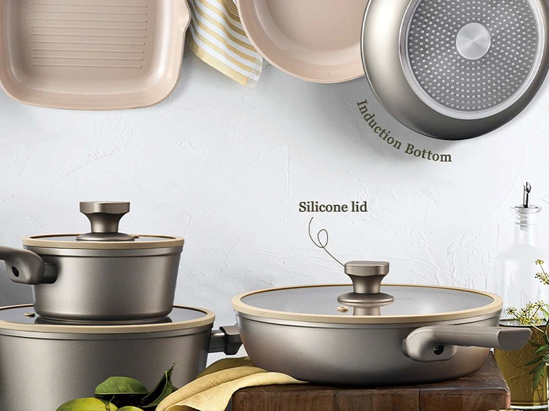 Jaki materiał jest dobry na patelnie z powłoką nieprzywierającą?