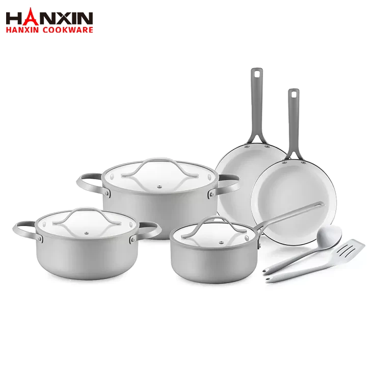 Aluminiowo-ceramiczny zestaw naczyń do gotowania na płycie CD