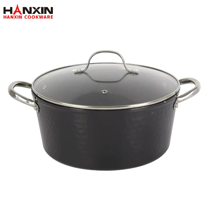 Aluminiowo-ceramiczny piekarnik holenderski z dolnym dnem