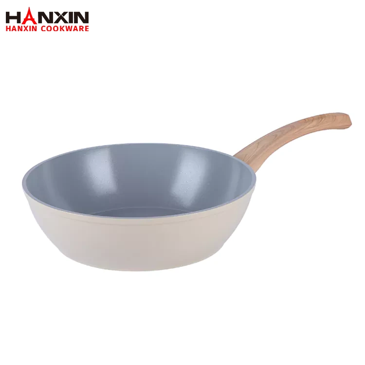 Aluminiowo-ceramiczna patelnia indukcyjna z dnem do głębokiego smażenia