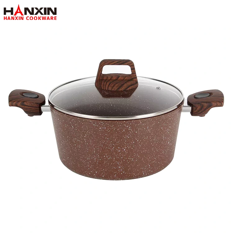 Piekarnik holenderski z aluminiową ceramiczną powłoką marmurową