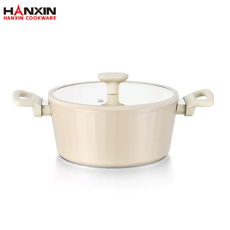 Piekarnik holenderski z nieprzywierającą powłoką marmurową z aluminium